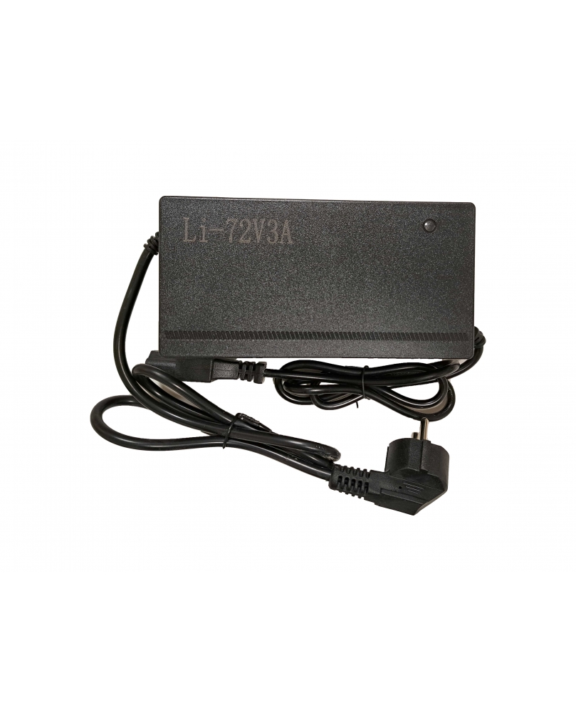 72 V 3 A liitium-ioonaku laadija elektrilisele tõukerattale