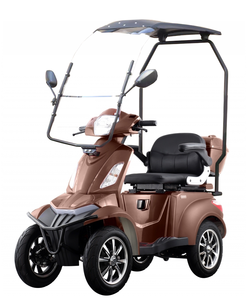 Elektriskais četrriteņu transportlīdzeklis Vista-K1 ar jumtu, 1000 W, AC, EEC