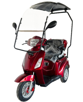 Elektriskais Triratis Vista-1 ar jumtu, 1000 W, AC, EEC