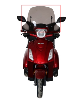 Elektrinio motorolerio Vista priekinis stiklas