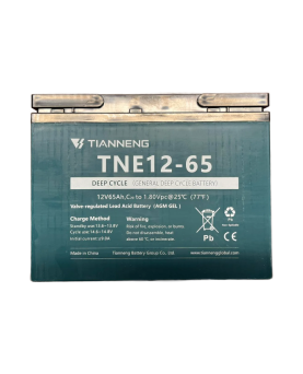 12V 65AH (5 vnt. - 60V) AC...