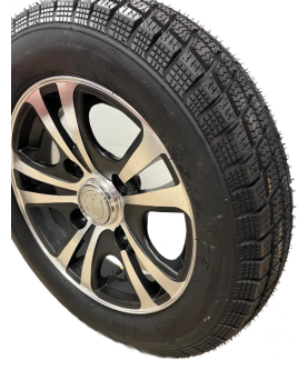 125/65 R12 ziemas riepa ar riteņa loku elektriskajam mini automobilim J4