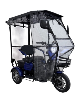 Elektriskais tricikls M20 ar jumtu un markīzi, 1000 W, AC, EEC