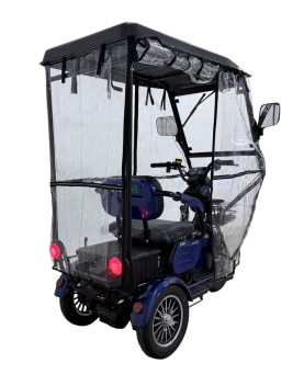 Elektriskais tricikls M20 ar jumtu un markīzi, 1000 W, AC, EEC