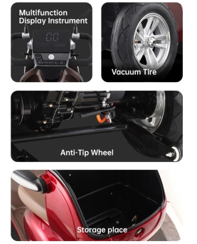 Electric 4-wheel scooter Lunar 2, 500W, AC