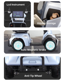 Electric 4-wheel scooter Spirit-3, 500W, AC
