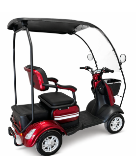 Electric 4-wheel scooter M20K with roof, 1000W, AC